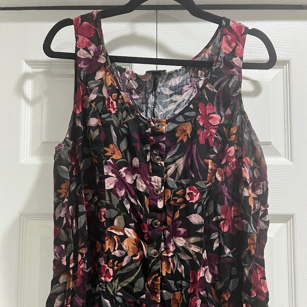 Torrid Floral Peplum Tank